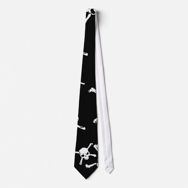 Skulls 1 neck tie (Front)