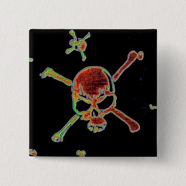 Skulls 7 button (Front)