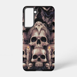 SKULLS AND BATS SAMSUNG GALAXY S21 CASE