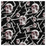 Skulls And Bones Fabric