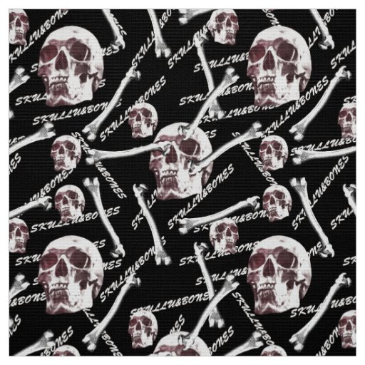 Skulls And Bones Fabric