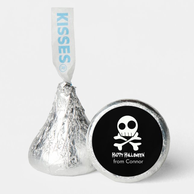 Skulls and Bones Kids Halloween Hershey®'s Kisses® (Front)