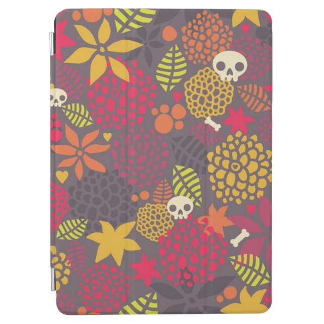 Skulls and flowers. iPad air cover (Front)