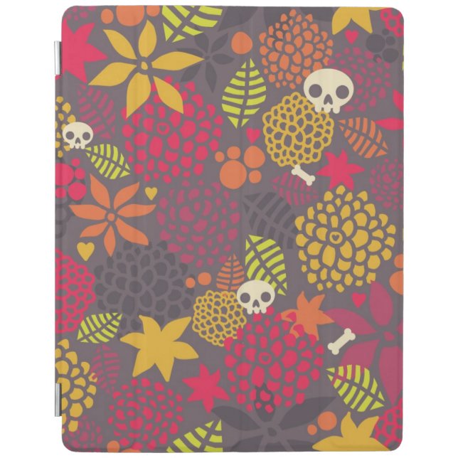 Skulls and flowers. iPad air cover (Front)