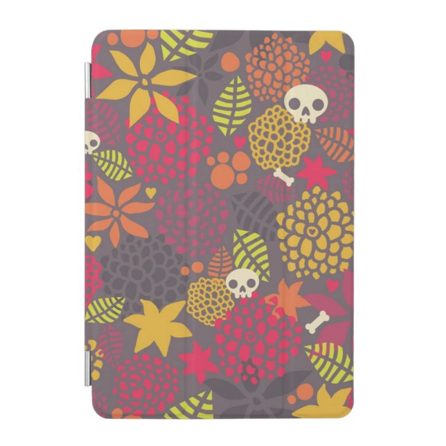 Skulls and flowers. iPad mini cover (Front)