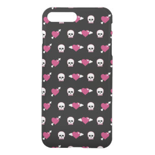 Skulls and hearts iPhone 8 plus/7 plus case