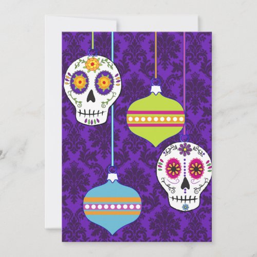 Skulls and Ornaments Invitation