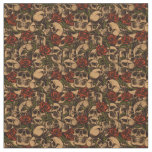 Skulls and Roses Pattern floral  Fabric