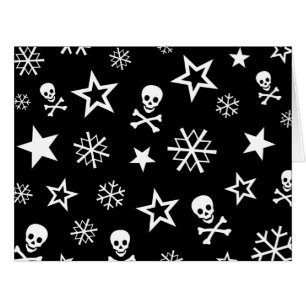 Skulls and Snowflakes Cards