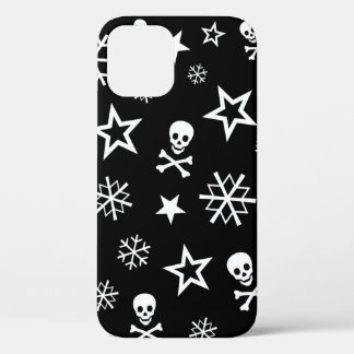 Skulls and Snowflakes iPhone 12 Case