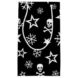 Skulls and Snowflakes Small Gift Bag