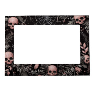 Skulls and Spider Webs Magnetic Frame