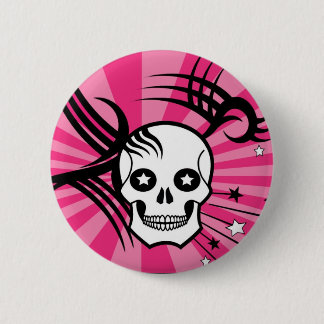 Skulls and Stars Pinback Button