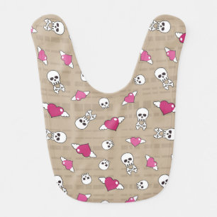 Skulls Baby Bib
