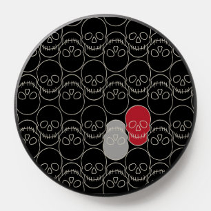 Skulls - Bat Black and Bone White PopSocket