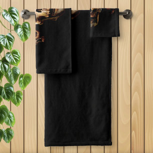 Skulls Bath Towel Set