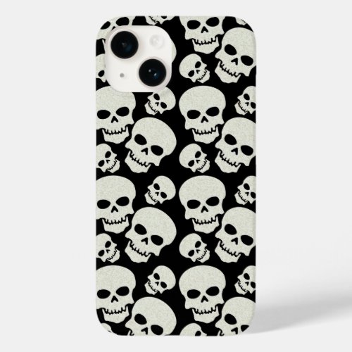 Skulls Black Case_Mate iPhone 14 Case