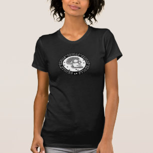 Skulls Black & White Negative 3 T-Shirt