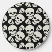 Skulls Black Wireless Charger (Front)