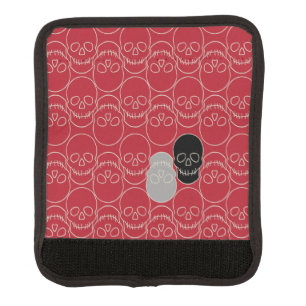 Skulls - Blood Red and Bone White Luggage Handle Wrap