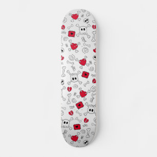 Skulls, Bones & Broken Hearts Skateboard Deck