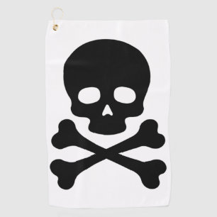 Skulls Bones Golf Towel