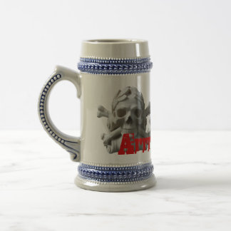 Skulls & Bones Pirate Skeleton Mug/ Stein