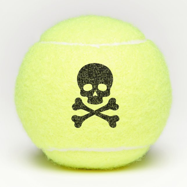 Skulls Bones Tennis Balls (Front)