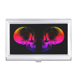 Skulls Business Card Holder