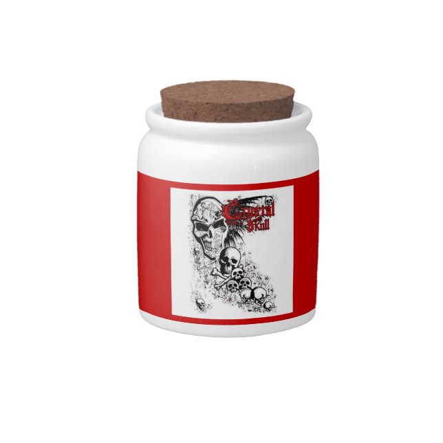 Skulls Candy Jar (Front)