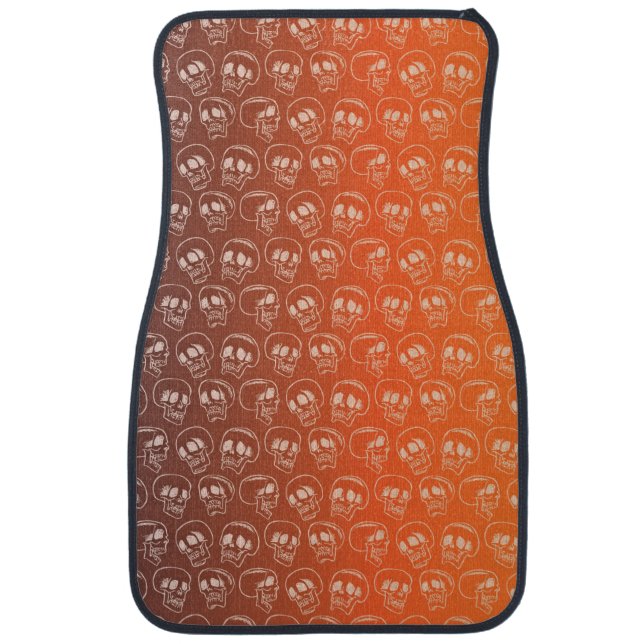 Skulls Car Floor Mat (Front)