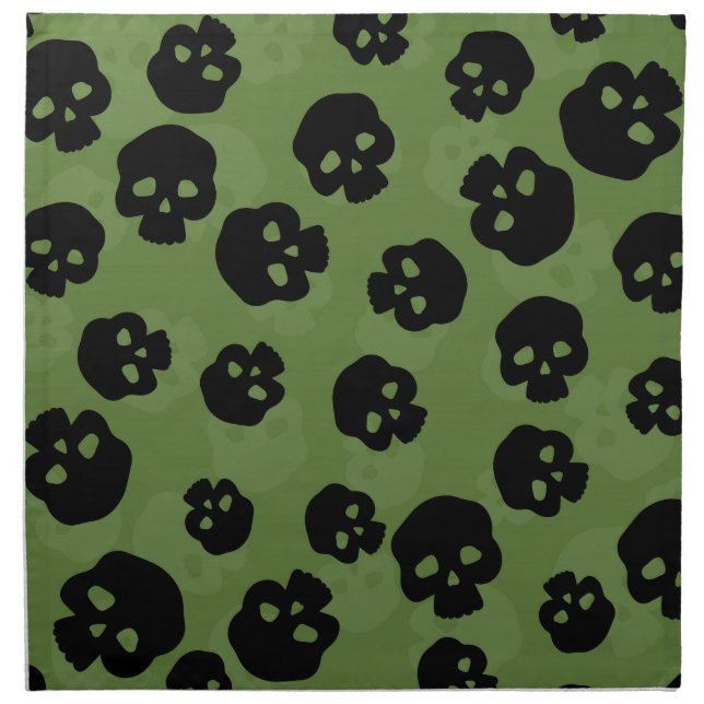 Skulls Cloth Napkin (Front)