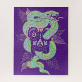 Skulls Colored Pencil IT8 Color Puzzle