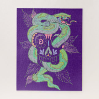 Skulls Colored Pencil IT8 Color Puzzle