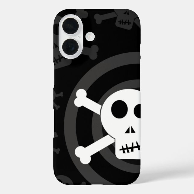 =[ Skulls & Crossbones ]=  Case-Mate iPhone Case (Back)