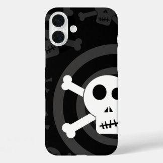 =[ Skulls & Crossbones ]=  iPhone 16 Plus Case