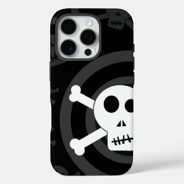 =[ Skulls & Crossbones ]=  Case-Mate iPhone Case (Back)