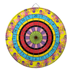 Skulls & Crossbones Dart Board