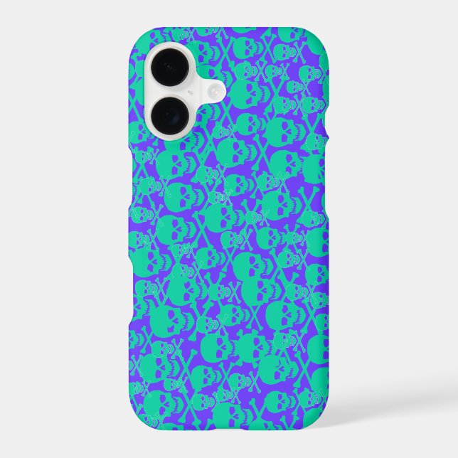 Skulls & Crossbones Iphone Case (Back)