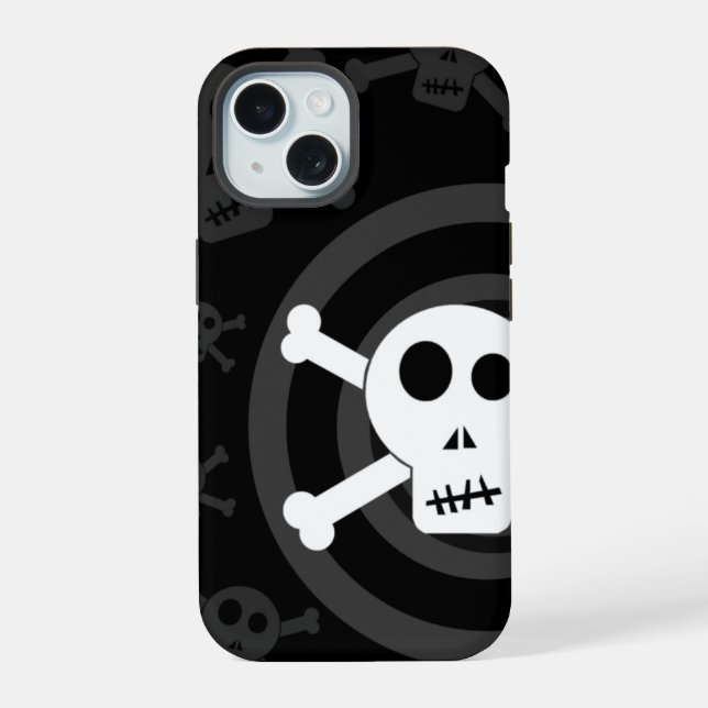 =[ Skulls & Crossbones ]=  Iphone Case (Back)
