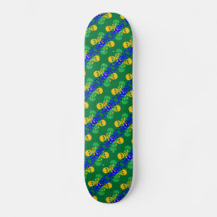 Skulls & Crossbones Pattern Skateboard Deck