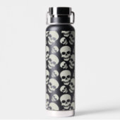 Skulls Design Water Bottle (Back)