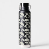 Skulls Design Water Bottle (Front)