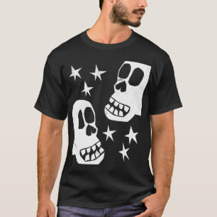 Skulls Dia De Los Muertos Halloween T-Shirt
