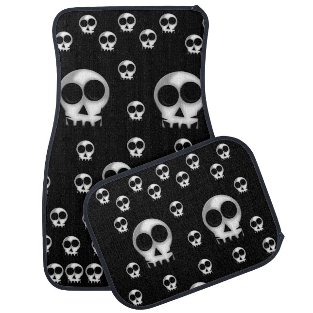 Skulls floor car mats (Set)