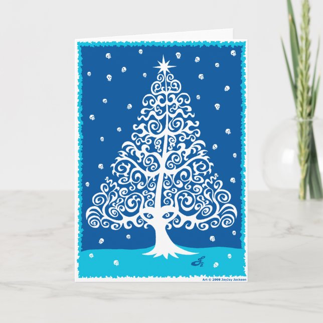 Skulls for Christmas Holiday Card (Front)