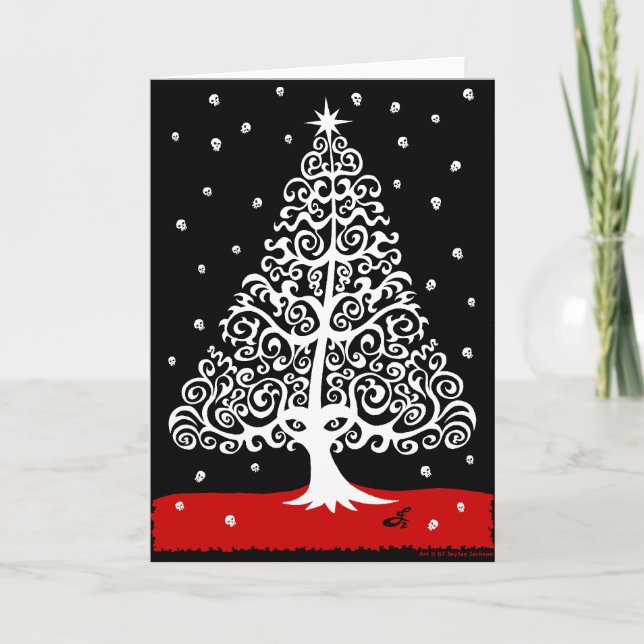 Skulls for Christmas Holiday Card (Front)