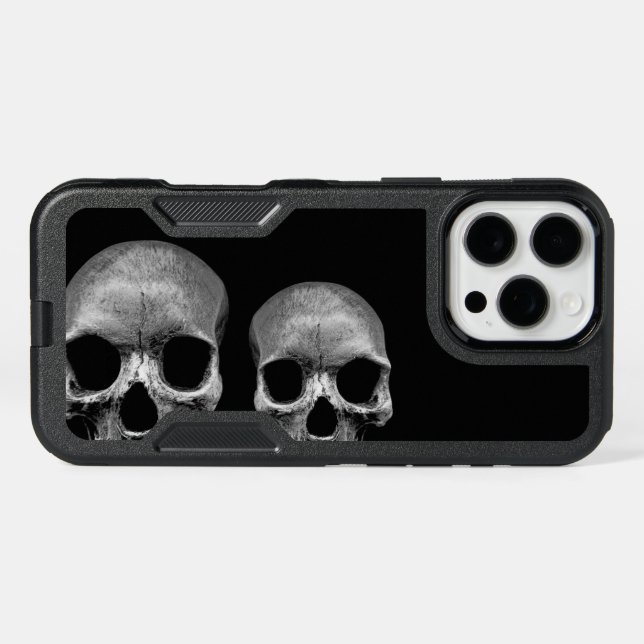 Skulls - Funny Otterbox iPhone Case (Back Horizontal)