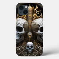 Skulls Gothic Horror Goth Surreal Art
