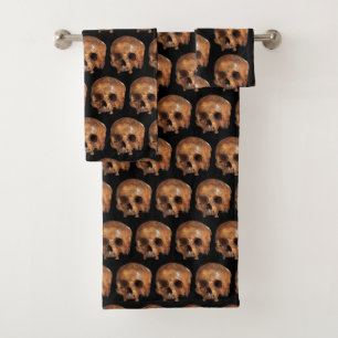 Skulls Halloween Bath Towel Set